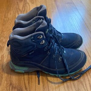 Ahnu Navy and Teal Athletic Shoes